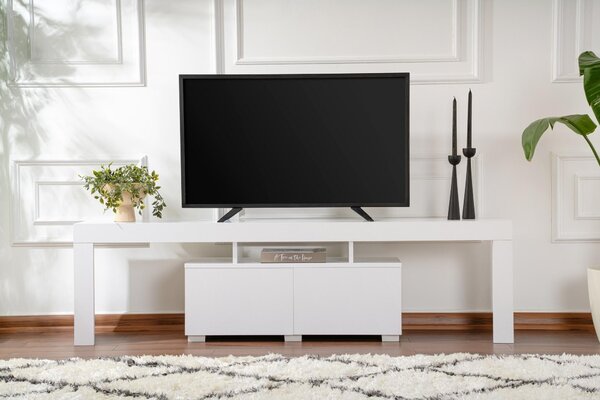 TV asztal/szekrény Endlava (természetes fehér)