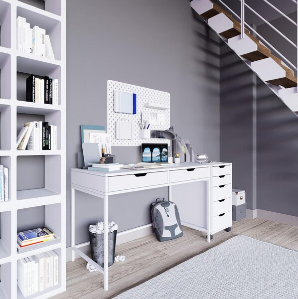 Íróasztal Durun Set (fehér)