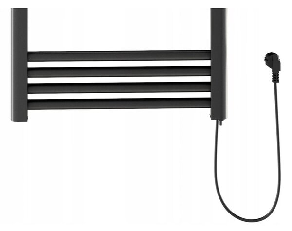 ER-AGO elektromos fűtőelem 540x960 mm digitális termosztáttal, 500W, fekete matt