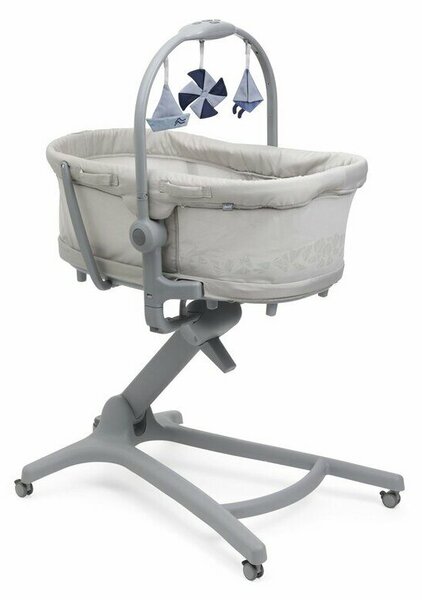 Chicco Baby Hug Pro 5in1 bölcső, pihenőszék, etetőszék, szék - Beige Latte