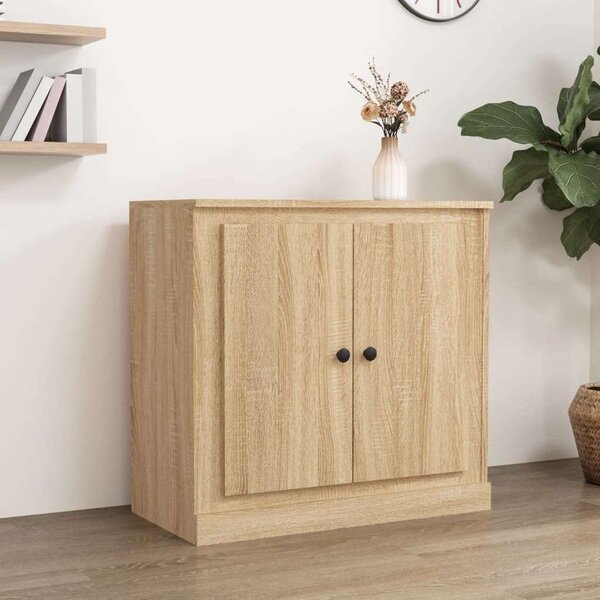 VidaXL sonoma tölgy színű szerelt fa tálalószekrény 70x35,5x67,5 cm