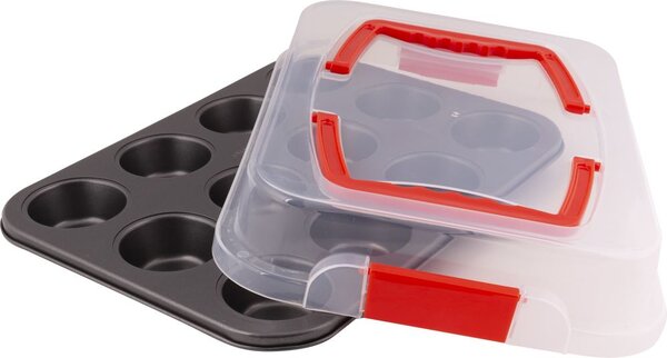 Lamart LT3103 12db-os muffin sütőforma fedéllel