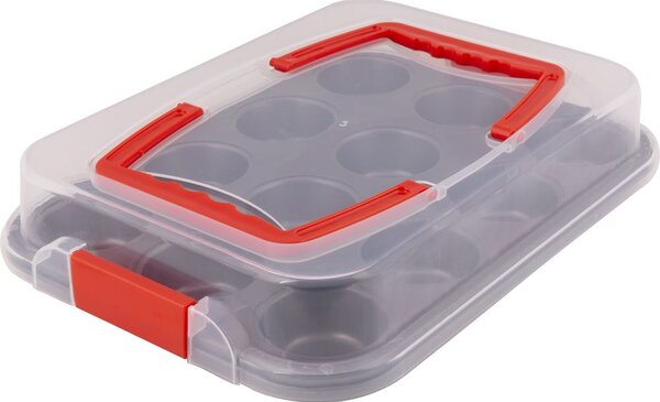 Lamart LT3103 12db-os muffin sütőforma fedéllel