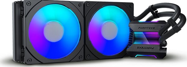 Processzor hűtő AIO Phanteks Glacier One 280MPH D-RGB 28cm Fekete