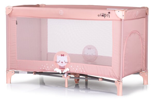 CHIPOLINO Capri fix utazóágy - Cat pink