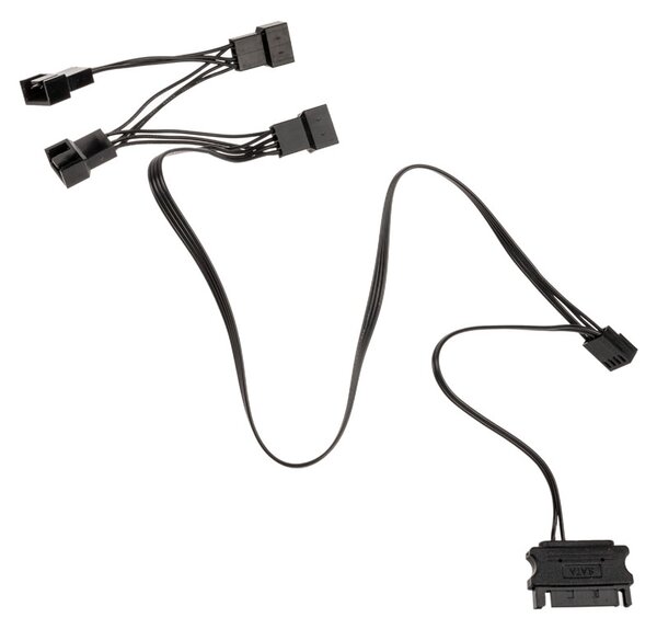 Kolink 4-Pin Kábel hűtő 4-es PWM elosztó 35cm