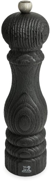 Peugeot, Paris, borsőrlő, fa, 22 cm, rusztikus fekete