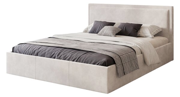 SOAVE kárpitozott ágy 120x200 cm Fekete
