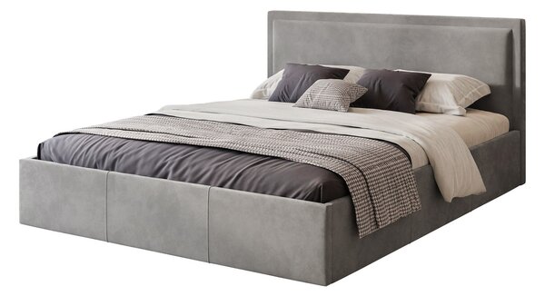 SOAVE kárpitozott ágy 120x200 cm Fekete