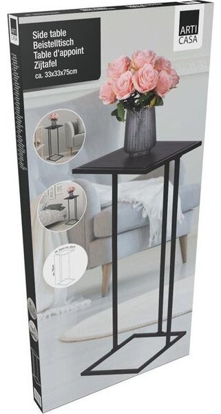 Kanapé asztal fém/MDF h75cm