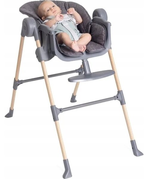 Chicco Polly Essential etetőszék max. 15 kg, Coal szín