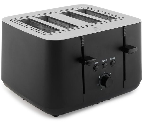 Kenyérpirító Petra PT5565MBLKVDE fekete 1850 W