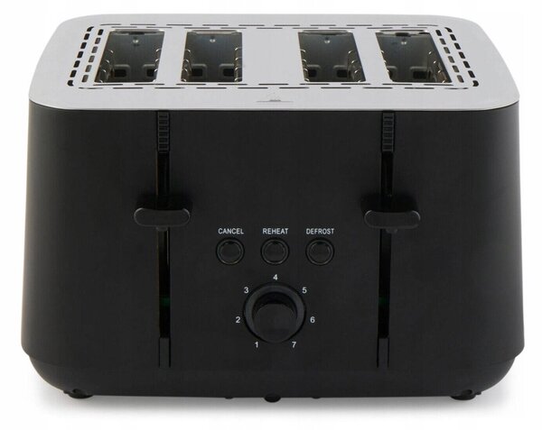 Kenyérpirító Petra PT5565MBLKVDE fekete 1850 W