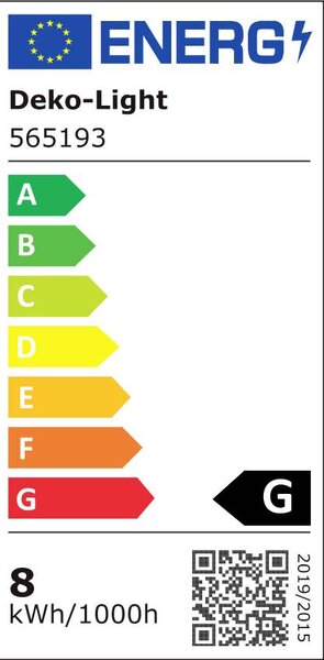 Deko Light COB 68 CCT LED-es beépíthető lámpa EEK: G (A - G) LED Fixen beépített LED-es 8 W Jelzőfehér (RAL 9003) (565193)