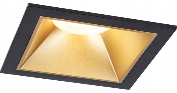 Paulmann 93129 Cole LED-es beépíthető lámpa 3 részes készlet LED 6 W Fekete, Arany (matt)