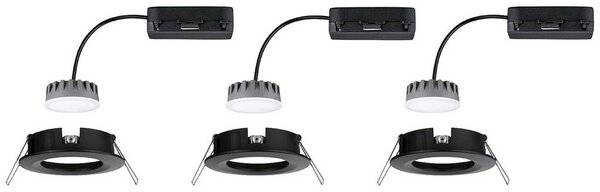 Paulmann Set Nova Plus LED-es beépíthető lámpa LED 18 W Fekete (93081)