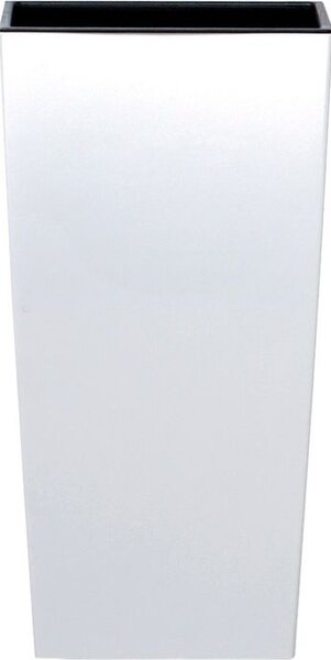 Maceta Alta Urbi 7,2l, De Plastico, 17x17x32,5 Cm En Blanco
