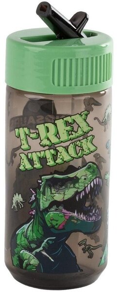 BADN20 Dinoszauruszos Műanyag Kulacs - T-Rex Attack 330 ml