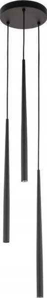 TK Lighting Piano Több ágú függesztett lámpa - Cserélhető Fényforrás , Fekete