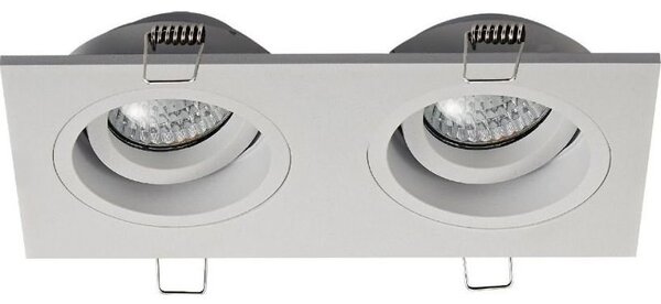 Zumaline Zuma Line Chuck DL2 Square 20068-WH-N oczko lampa wpuszczana downlight koło 2x50W GU10 białe