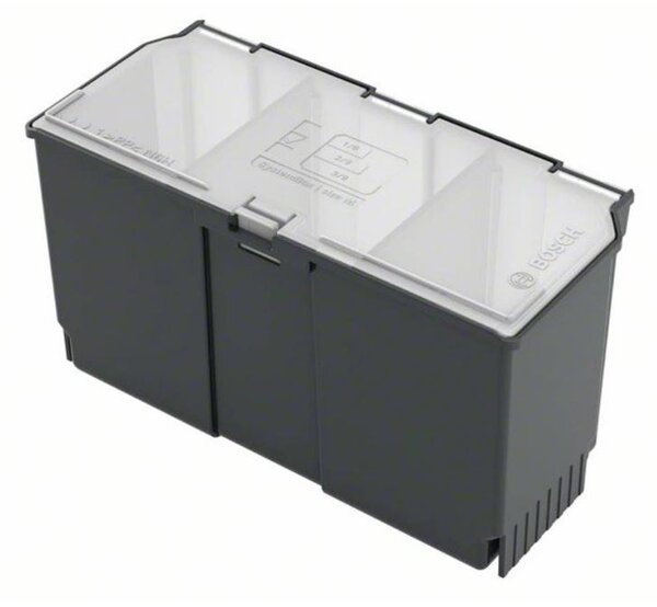 Bosch SystemBox Tárolódoboz Téglalap alakú Polipropilén (PP) Fekete, Szürke