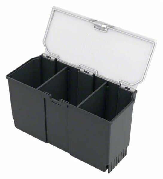 Bosch SystemBox Tárolódoboz Téglalap alakú Polipropilén (PP) Fekete, Szürke