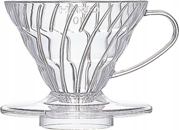 Hario V60 Átlátszó Műanyag Dripper, 1 Adagos