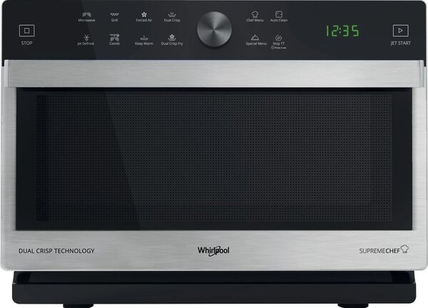 Whirlpool MWSC 833 SX 33 literes kombinált mikrohullámú sütő
