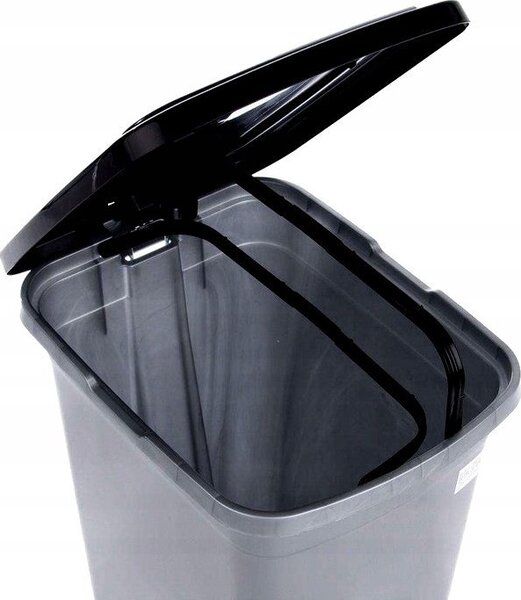 Pedálos szemetes 15 L SLIM szürke
