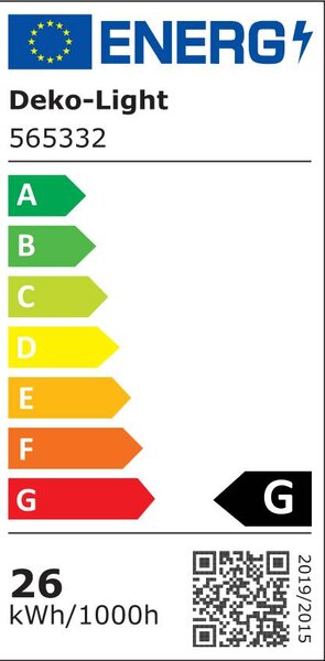 Deko Light Acrux LED-es beépíthető lámpa EEK: G (A - G) LED Fixen beépített LED-es 26 W Fehér, Nemesacél (565332)