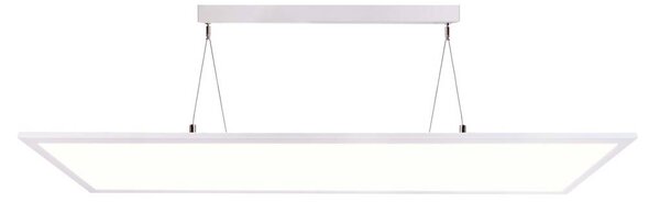 Deko Light LED Panel transparent, eckig, 50 W, 3000/4000 K, Weiß Függőlámpa EEK: E (A - G) LED Fixen beépített LED-es 53 W Közlekedési fehér (RAL 9016) (342221)