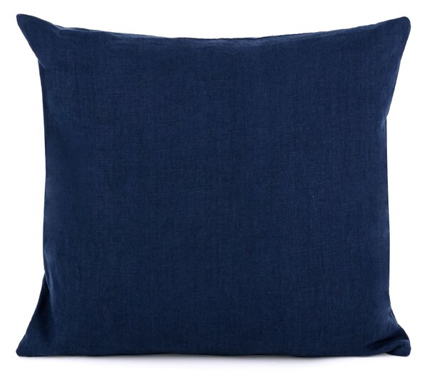 Tom Linen Navy Washed nevű párnahuzat Méret: 40x40cm