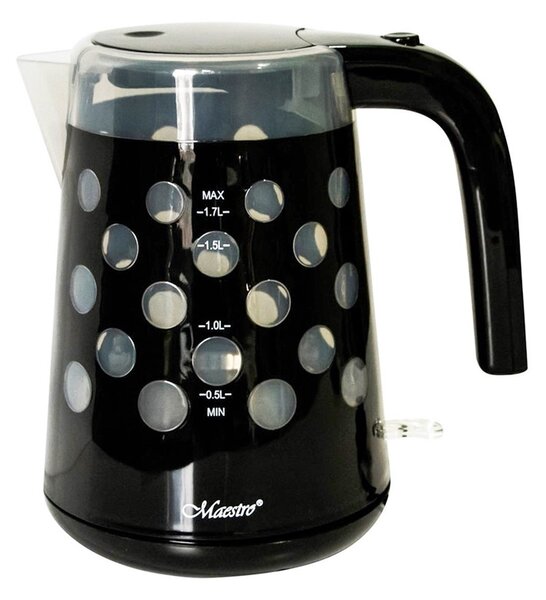 Maestro MR-045 1.7L Vízforraló 2200W - Fekete