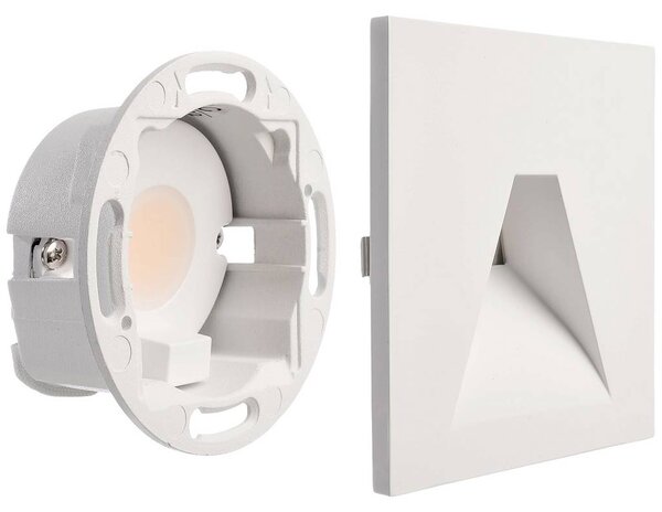 Deko Light Alwaid 2 Set LED-es fali beépíthető lámpa EEK: G (A - G) LED 4 W Fehér (RAL 9016) (620175)
