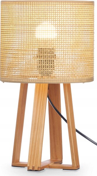 Lampa stołowa Giftdecor Lampka nocna boho NATURAL* 36 cm