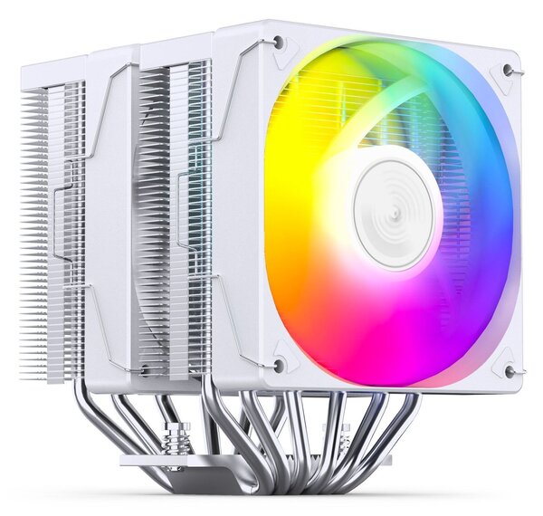 Jonsbo CR-3000E Processzor Hűtő Dupla Torony 260W ARGB Fehér