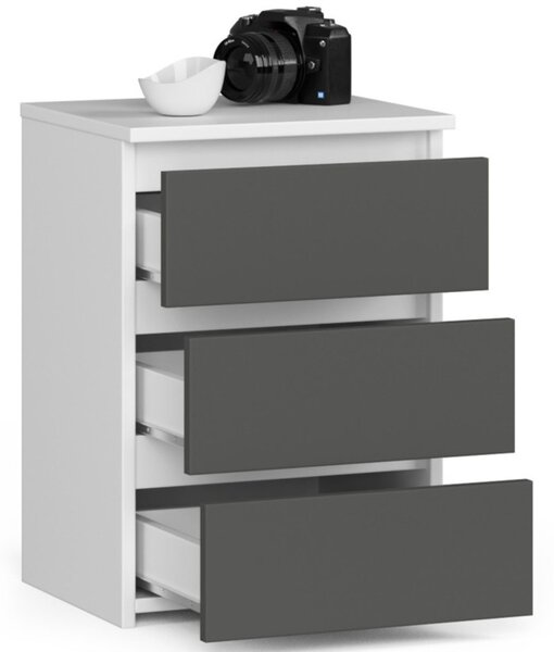 CL3/40 komód – fehér/szürke