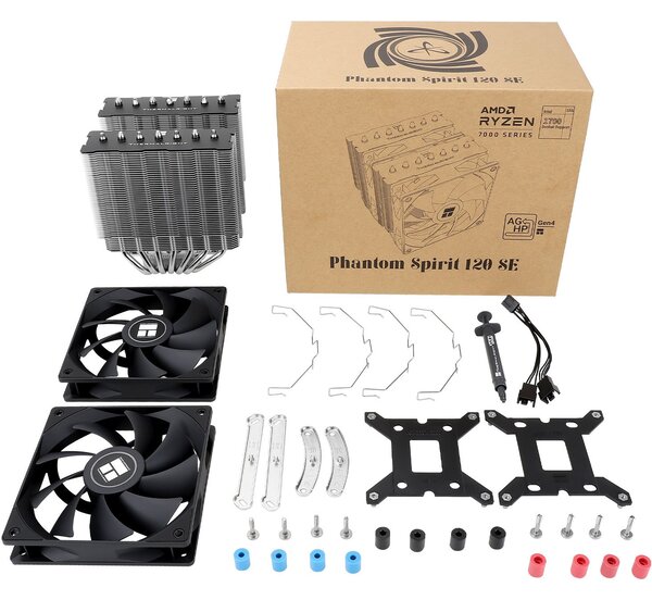 THERMALRIGHT Phantom Spirit 120 SE fekete processzor hűtő