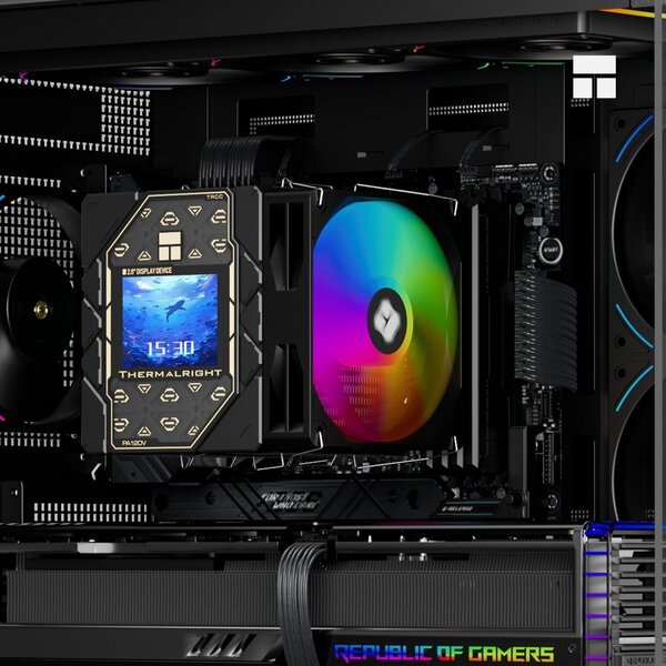 Thermalright Peerless Assassin 120 Vision ARGB Black Processzor hűtő