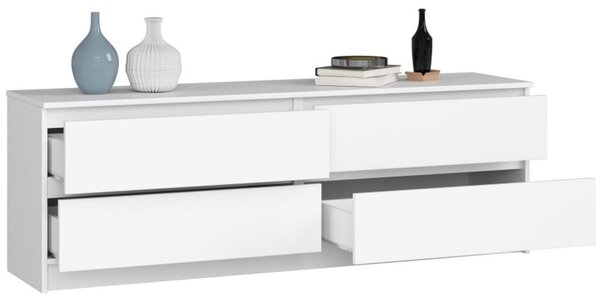 K160 4SZ komód – fehér