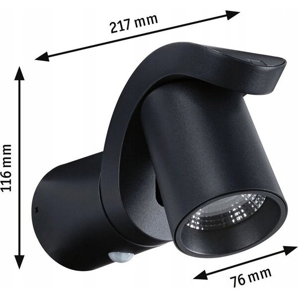 Paulmann Cuff 94830 LED-es kültéri fali lámpa LED 10 W Antracit