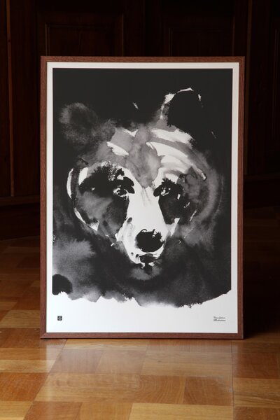 Teemu Järvi Poszter medve motívummal – Mysterious Bear, 50x70 cm