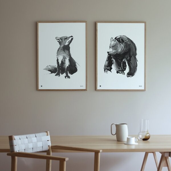 Teemu Järvi Poszter vörös róka motívummal – Red Fox, 50x70 cm