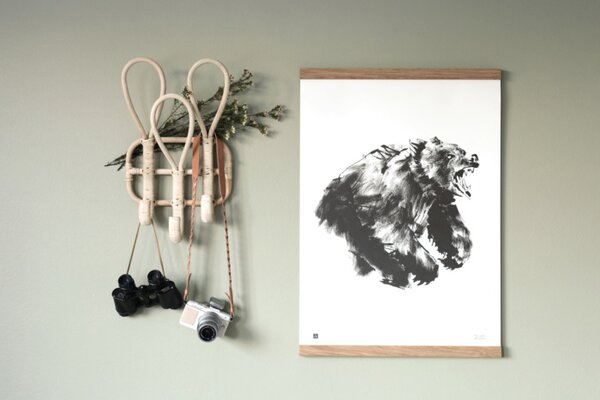 Teemu Järvi Poszter medve motívummal – Roaring Bear, 50x70 cm