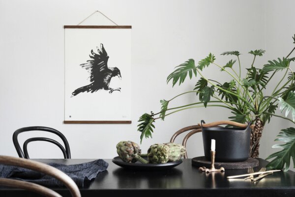Teemu Järvi Poszter holló motívummal – Raven, 50x70 cm