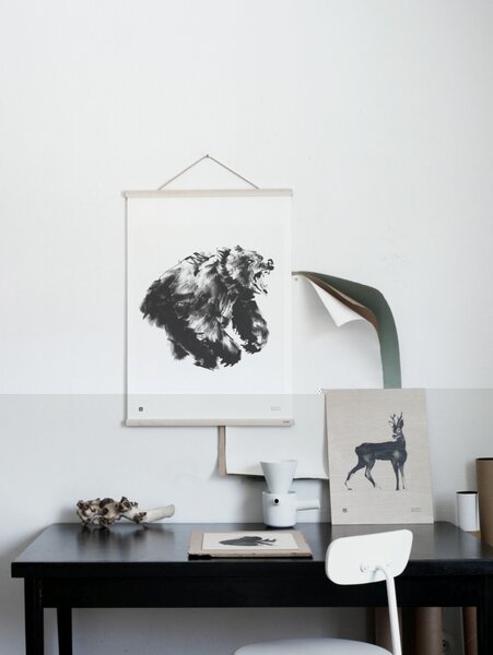 Teemu Järvi Poszter medve motívummal – Roaring Bear, 50x70 cm