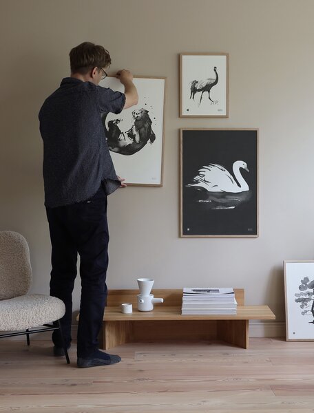 Teemu Järvi Hattyú motívumos poszter – Swan, 50x70 cm