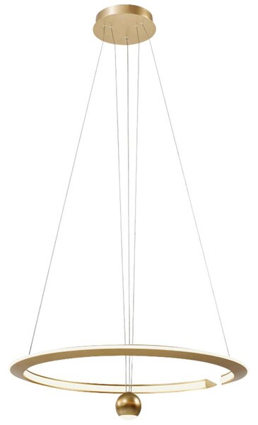 V-TAC VT-10126 LED-es függőlámpa LED EEK: E (A - G) 45 W Arany (23432)