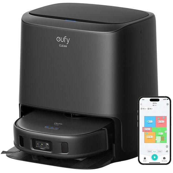 Eufy X9 Pro Robotporszívó 5500Pa Fekete T2320G11