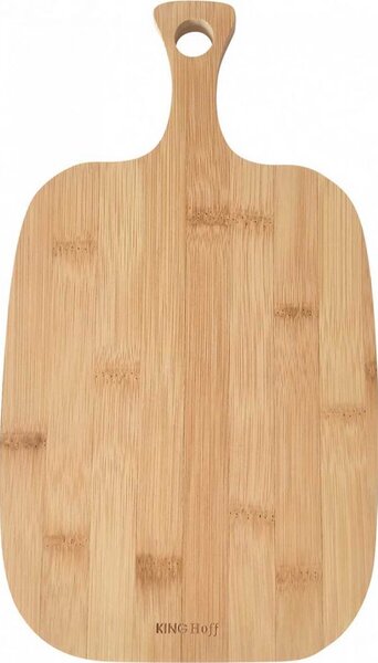 Kinghoff Bambusz Vágódeszka Nyéllel 38 X 23 Cm (KH-1564)